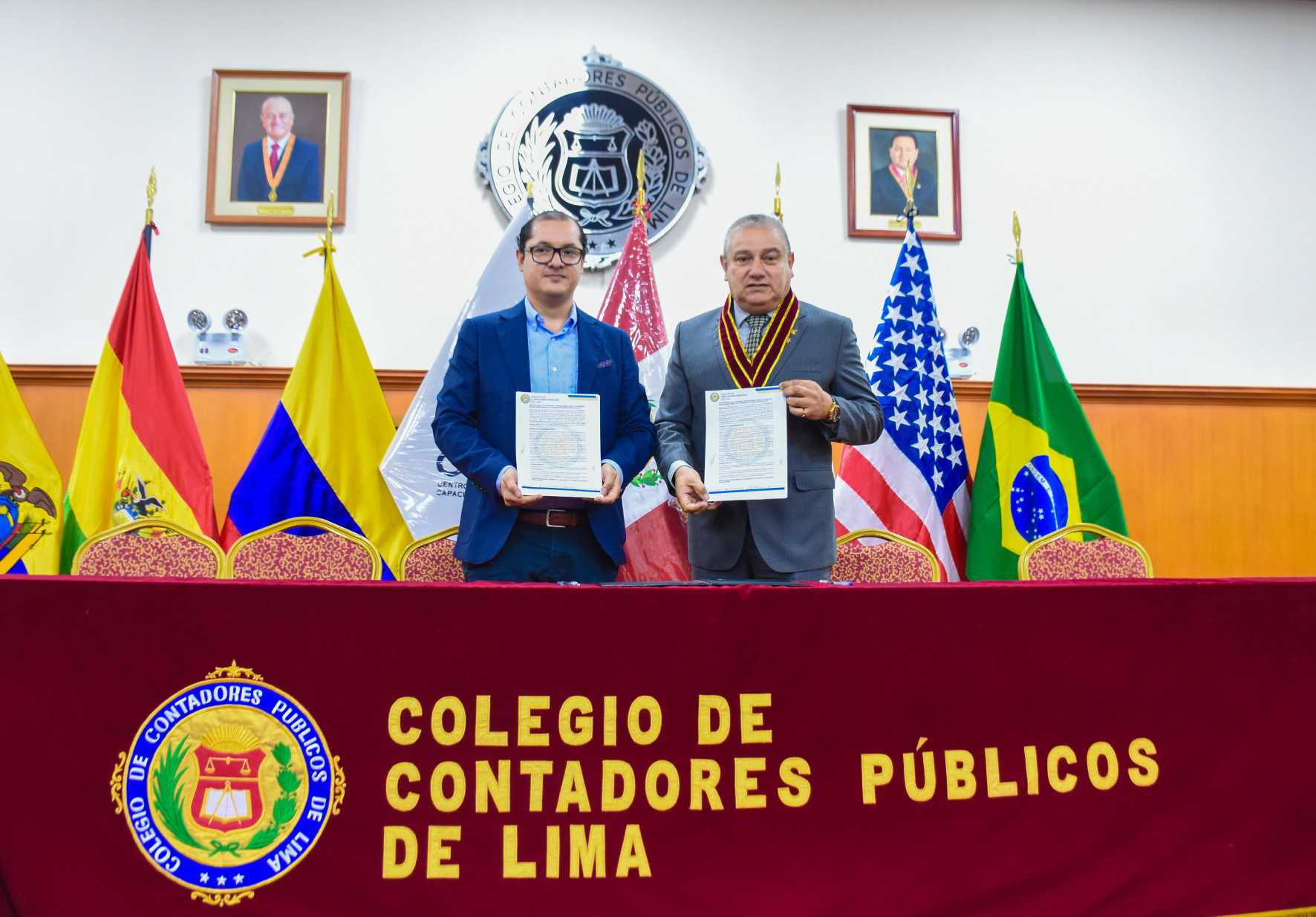 UNIVERSIDAD NORBERT WIENER Y COLEGIO DE CONTADORES PÚBLICOS DE LIMA SUSCRIBEN CONVENIO DE COOPERACIÓN INTERINSTITUCIONAL EN BENEFICIO DE AMBAS INSTITUCIONES