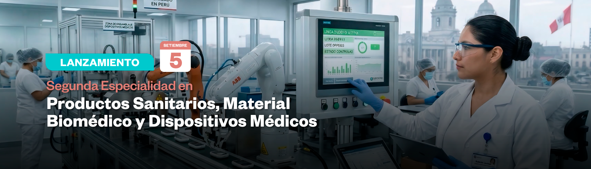 Segunda Especialidad en Productos Sanitarios, Material Biomédico y Dispositivos Médicos