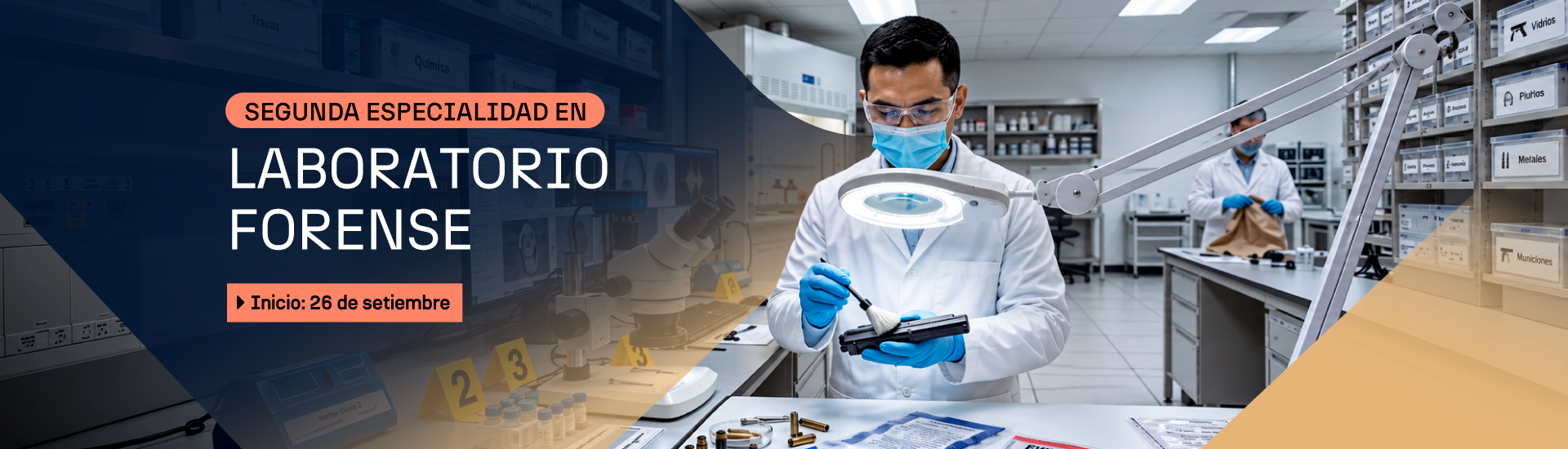 Segunda Especialidad en Laboratorio Forense